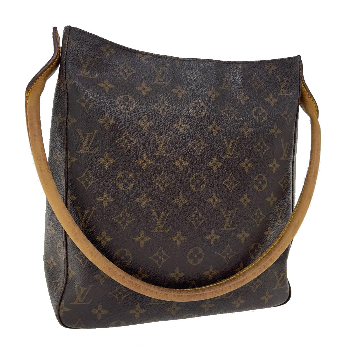 LOUIS VUITTON Monogram Looping GM Shoulder Bag M51145 LV Auth yt901