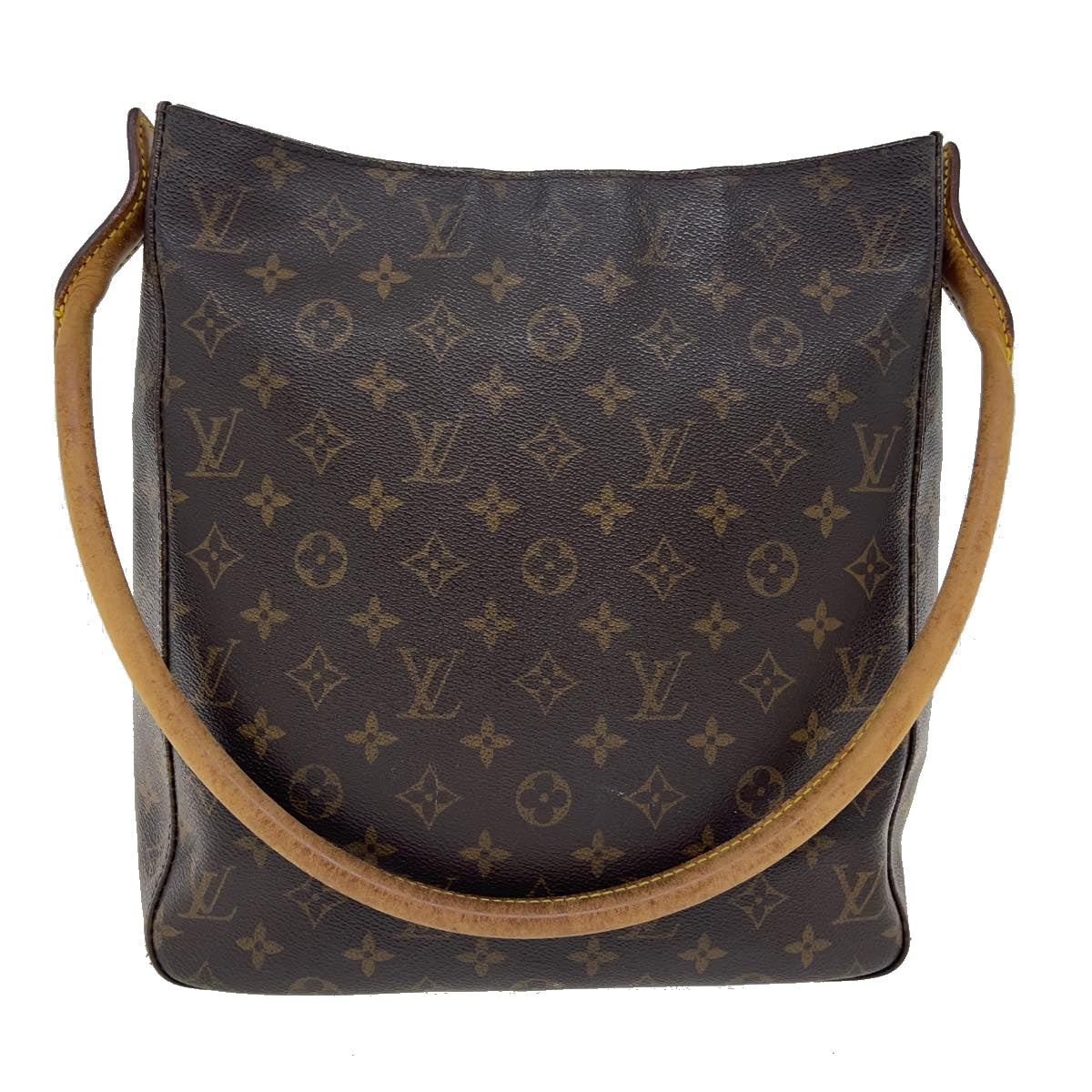 LOUIS VUITTON Monogram Looping GM Shoulder Bag M51145 LV Auth yt901