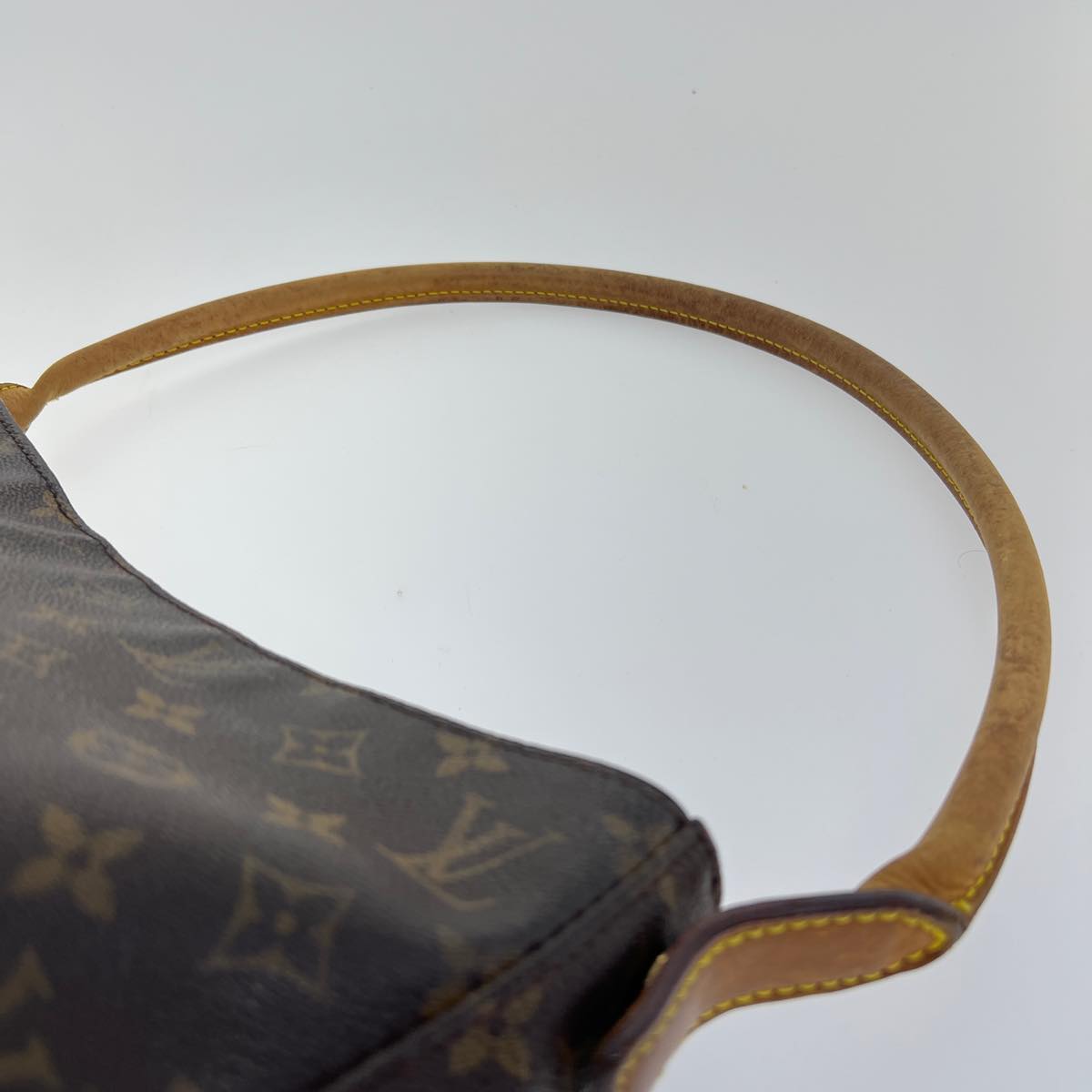 LOUIS VUITTON Monogram Looping GM Shoulder Bag M51145 LV Auth yt901