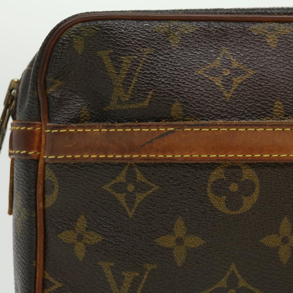 LOUIS VUITTON Monogram Compiegne 23 Clutch Bag M51847 LV Auth yt909 - 0