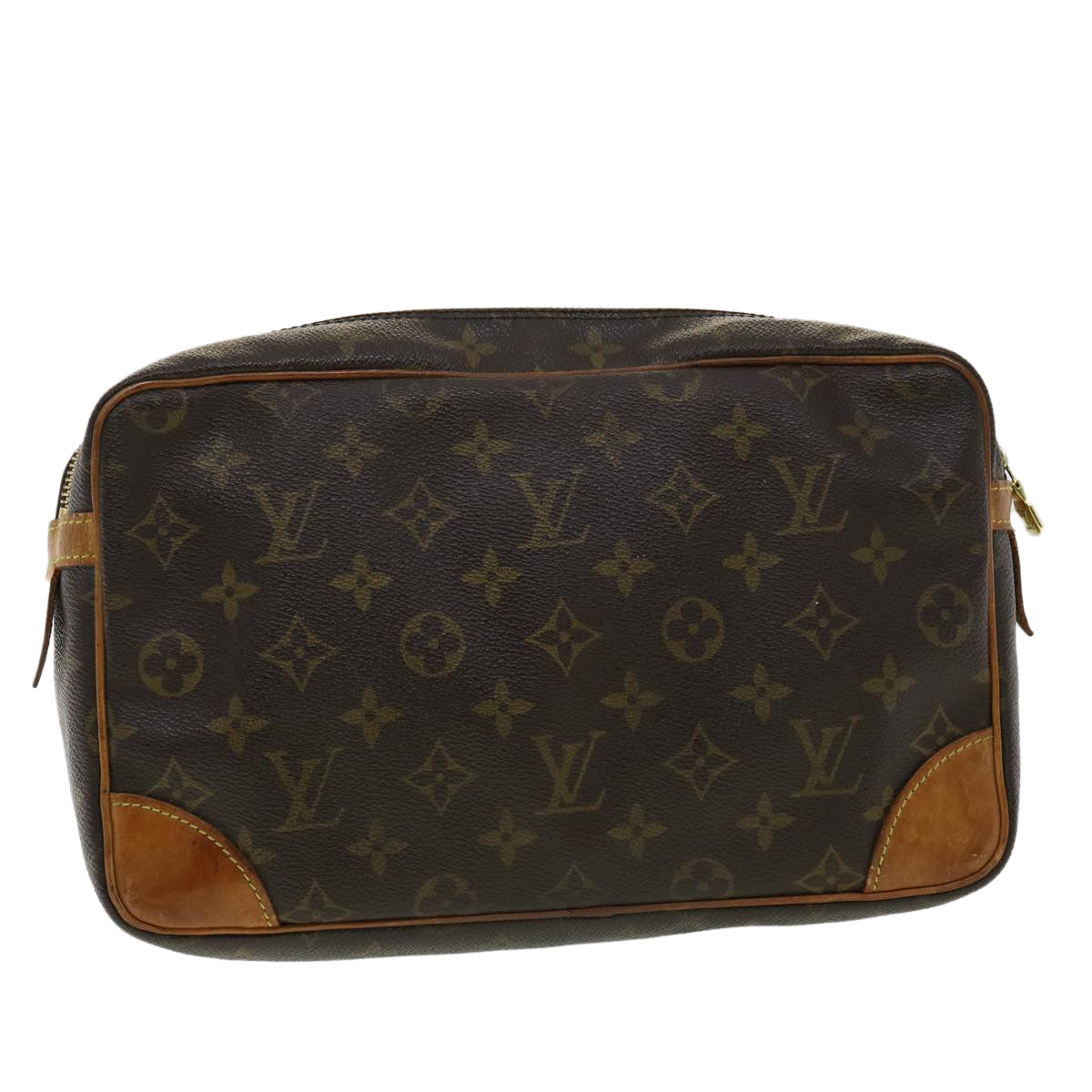 LOUIS VUITTON Monogram Compiegne 28 Clutch Bag M51845 LV Auth yt934 - 0