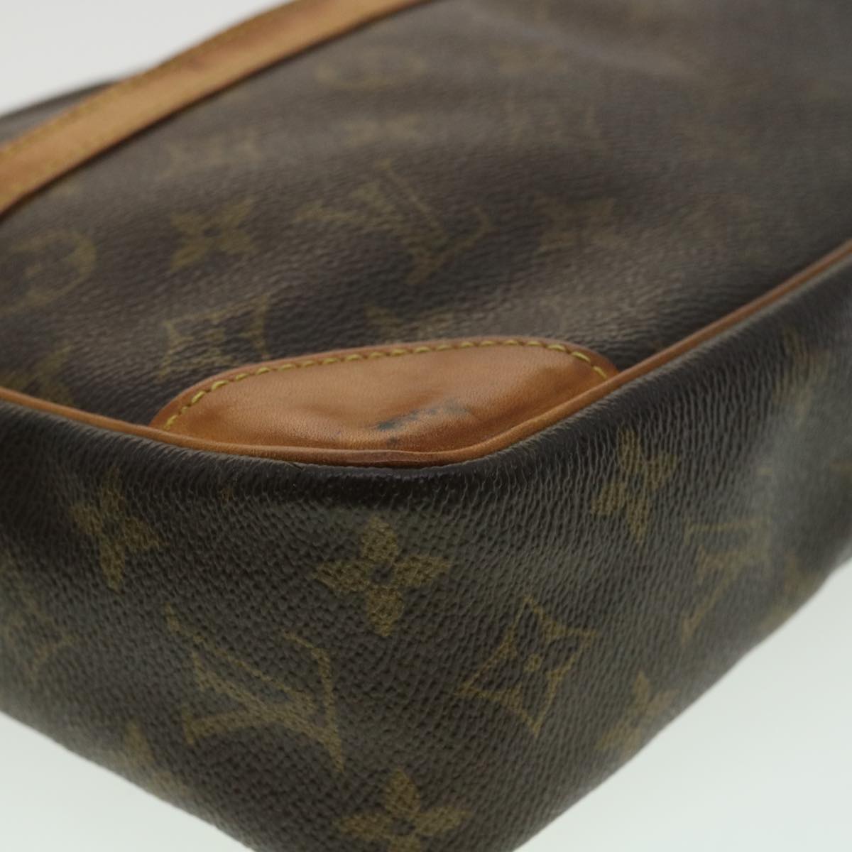 LOUIS VUITTON Monogram Compiegne 28 Clutch Bag M51845 LV Auth yt934