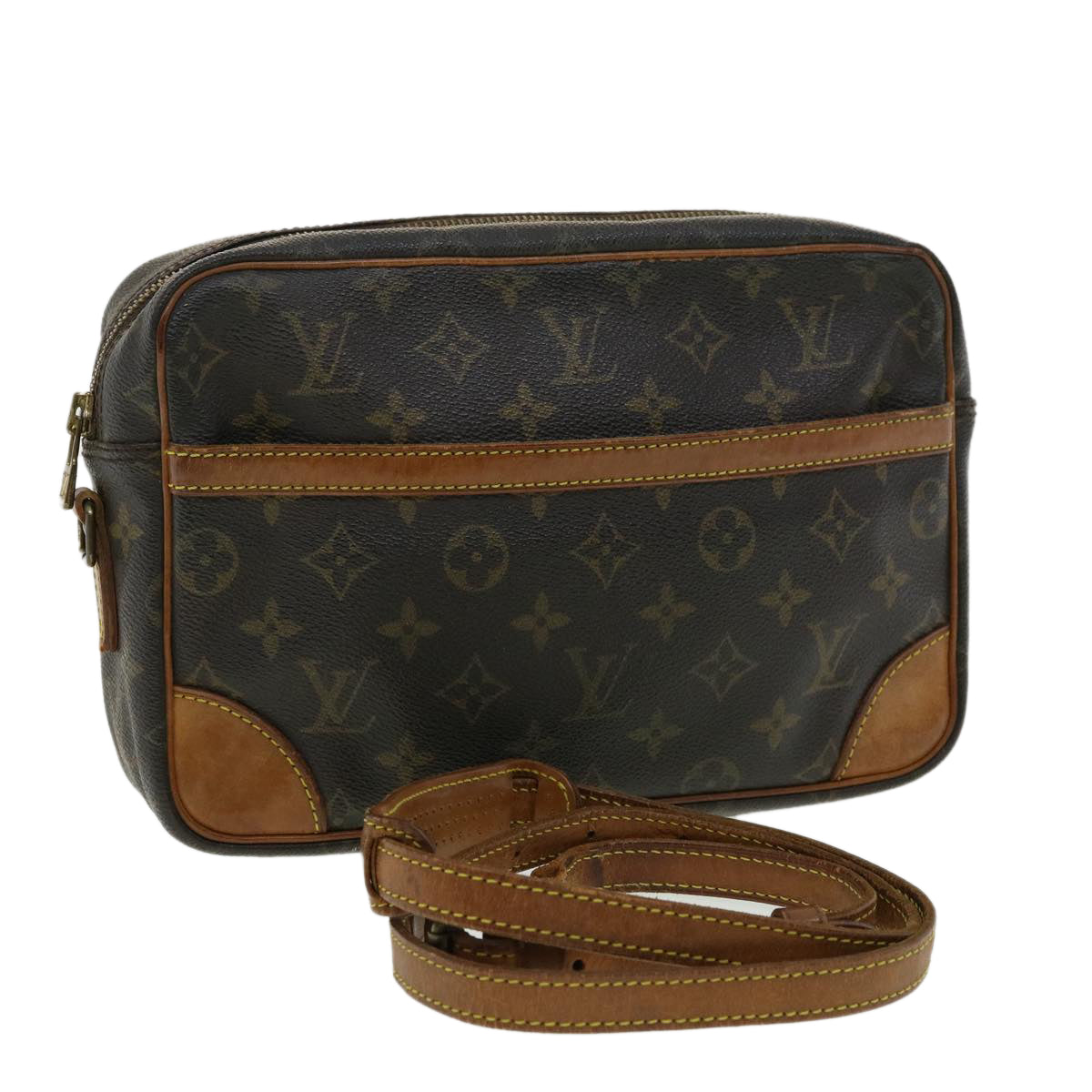 LOUIS VUITTON Monogram Trocadero 27 Shoulder Bag M51274 LV Auth yt936