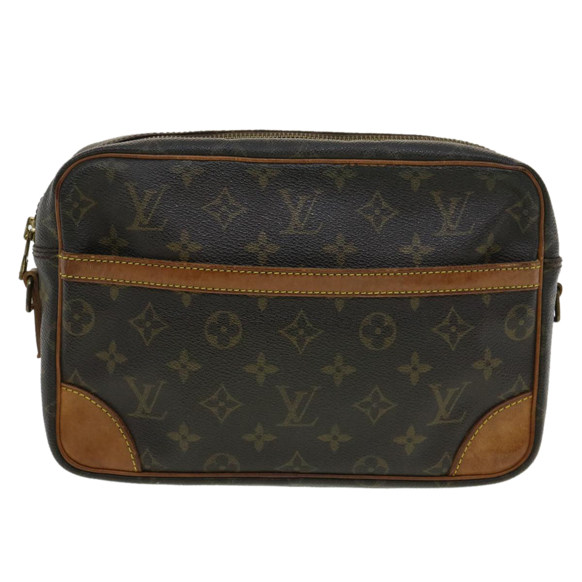 LOUIS VUITTON Monogram Trocadero 27 Shoulder Bag M51274 LV Auth yt936