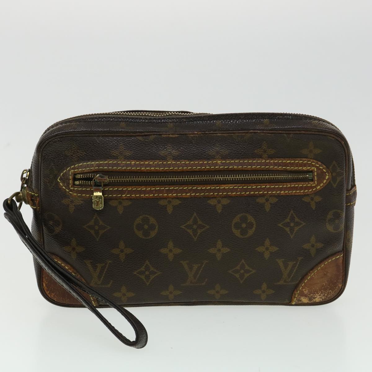 LOUIS VUITTON Monogram Shoulder Bag Clutch Bag 2Set LV Auth yt955 - 0