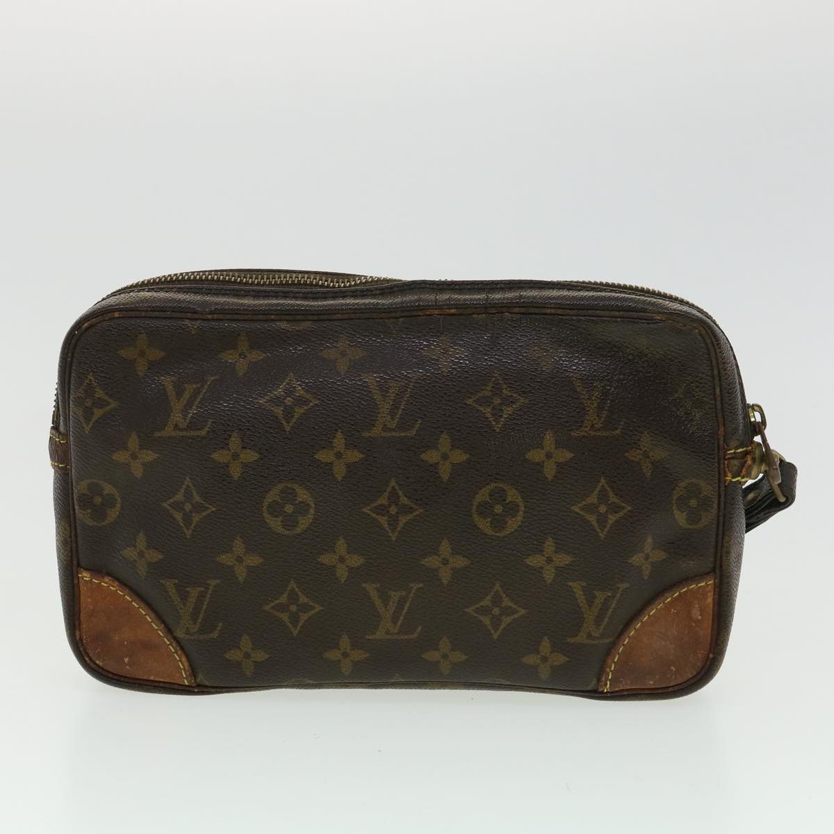 LOUIS VUITTON Monogram Shoulder Bag Clutch Bag 2Set LV Auth yt955