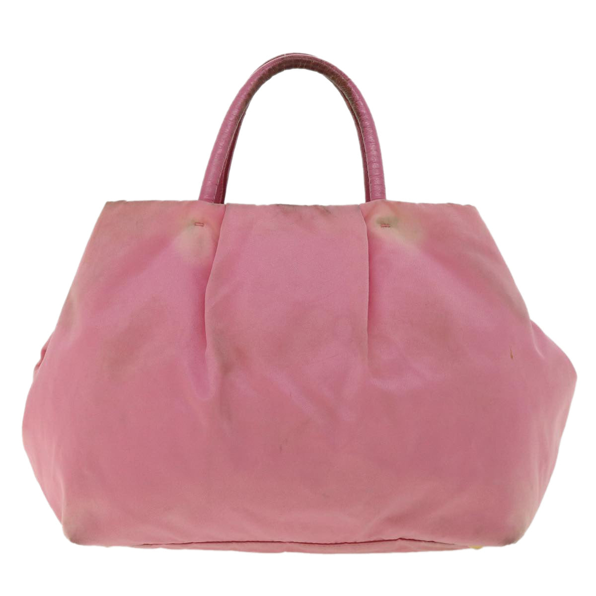 PRADA Hand Bag Nylon Pink Auth yt969 - 0