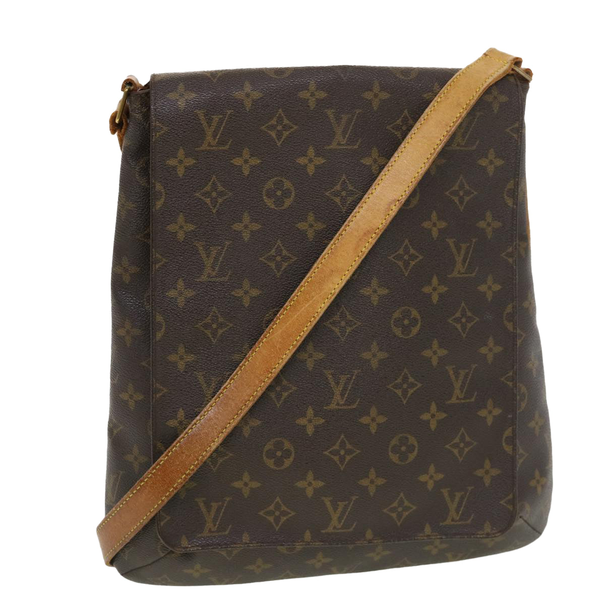 LOUIS VUITTON Monogram Musette Shoulder Bag M51256 LV Auth yt977