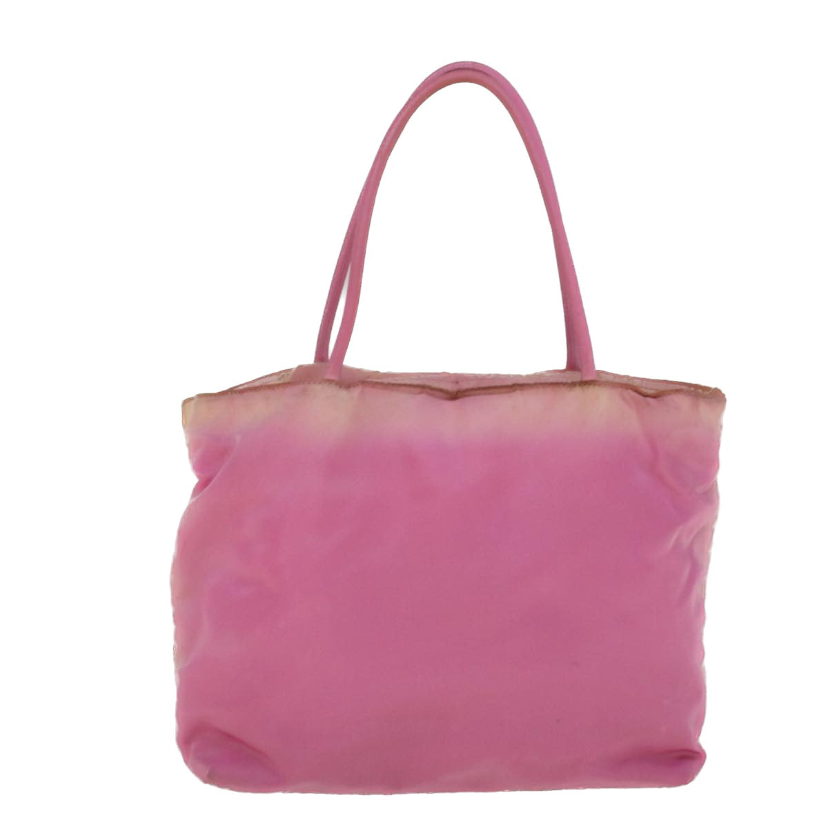 PRADA Hand Bag Nylon Pink Auth yt981