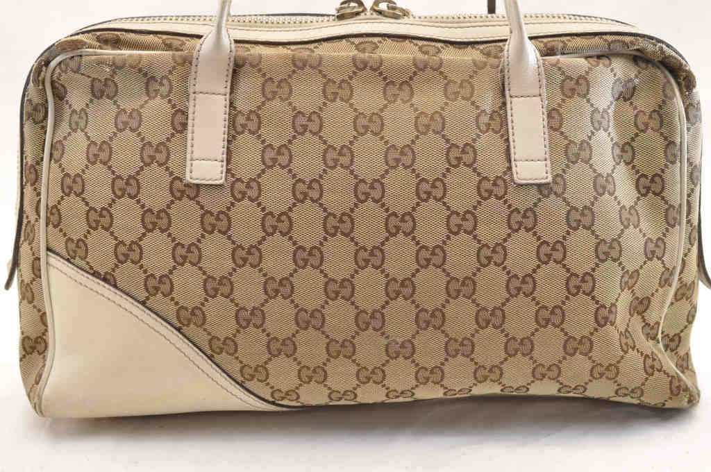 GUCCI GG Canvas Tote Bag Brown Auth yy580