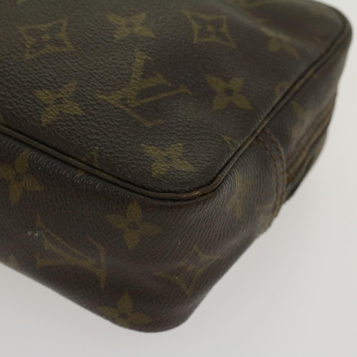 LOUIS VUITTON Monogram Trousse Toilette 23 Clutch Bag M47524 LV Auth Z050