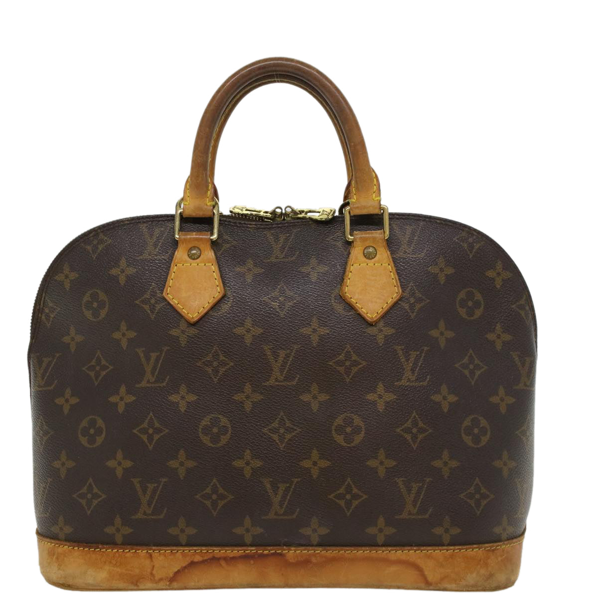 LOUIS VUITTON Monogram Alma Hand Bag M51130 LV Auth Z058