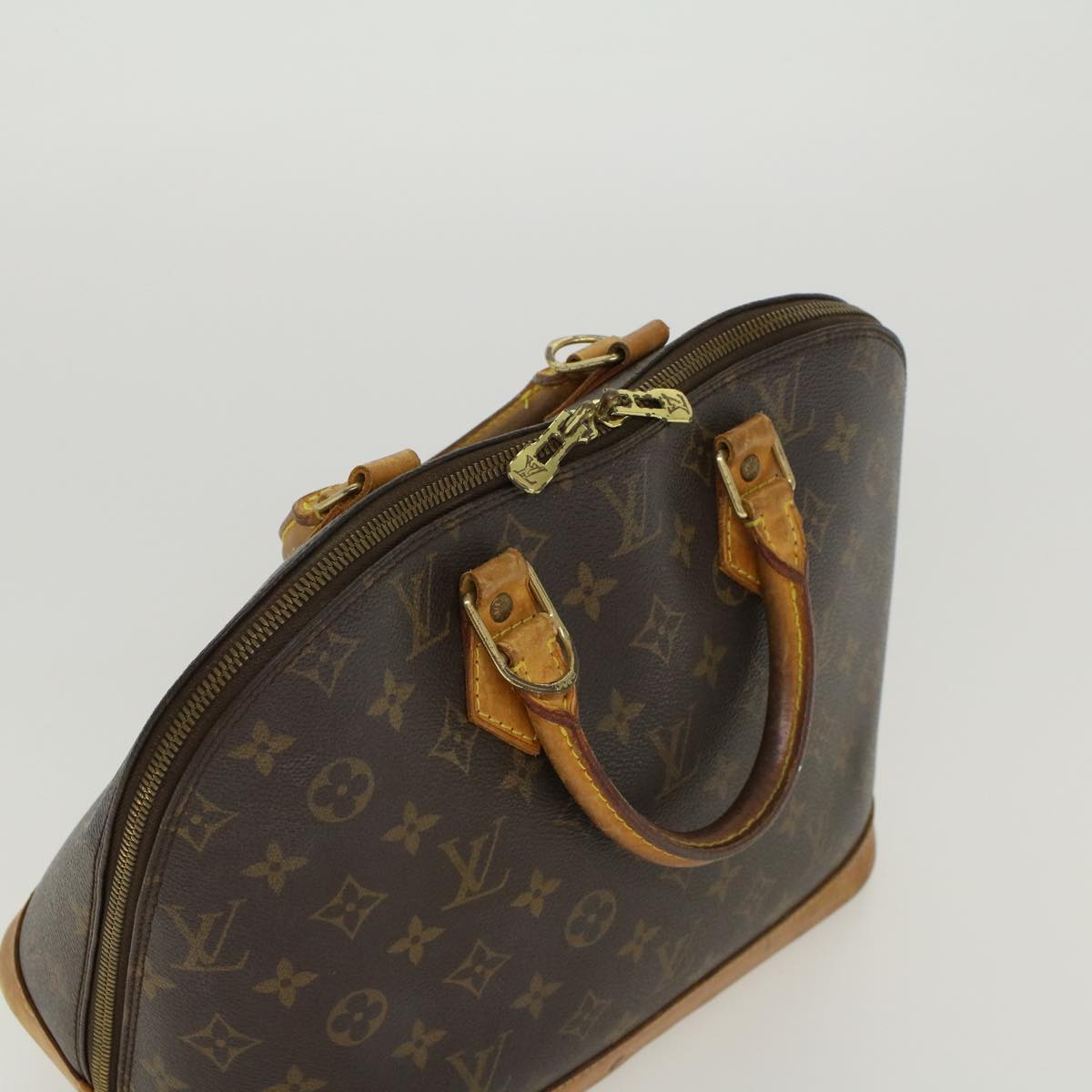 LOUIS VUITTON Monogram Alma Hand Bag M51130 LV Auth Z058