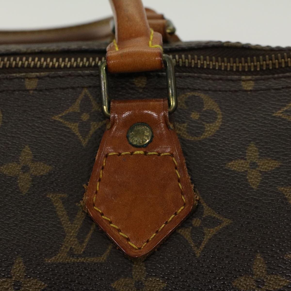 LOUIS VUITTON Monogram Speedy 30 Hand Bag M41526 LV Auth Z061