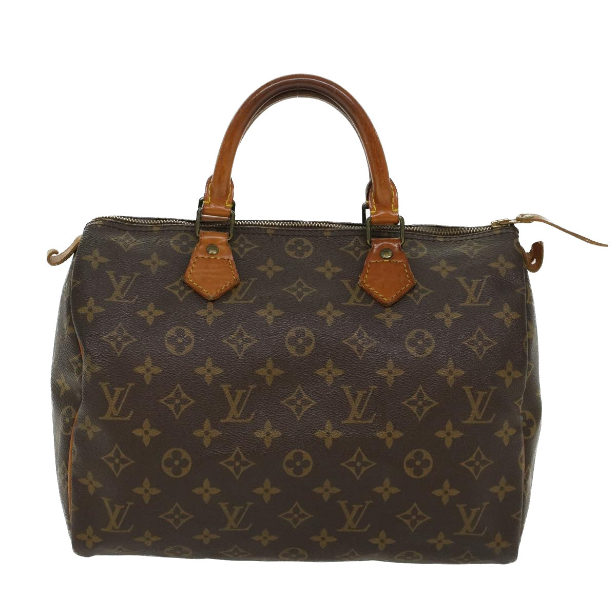 LOUIS VUITTON Monogram Speedy 30 Hand Bag M41526 LV Auth Z061