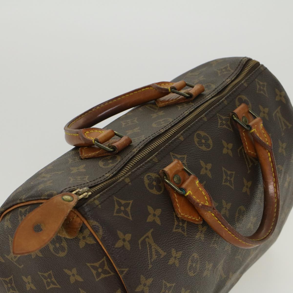 LOUIS VUITTON Monogram Speedy 30 Hand Bag M41526 LV Auth Z061