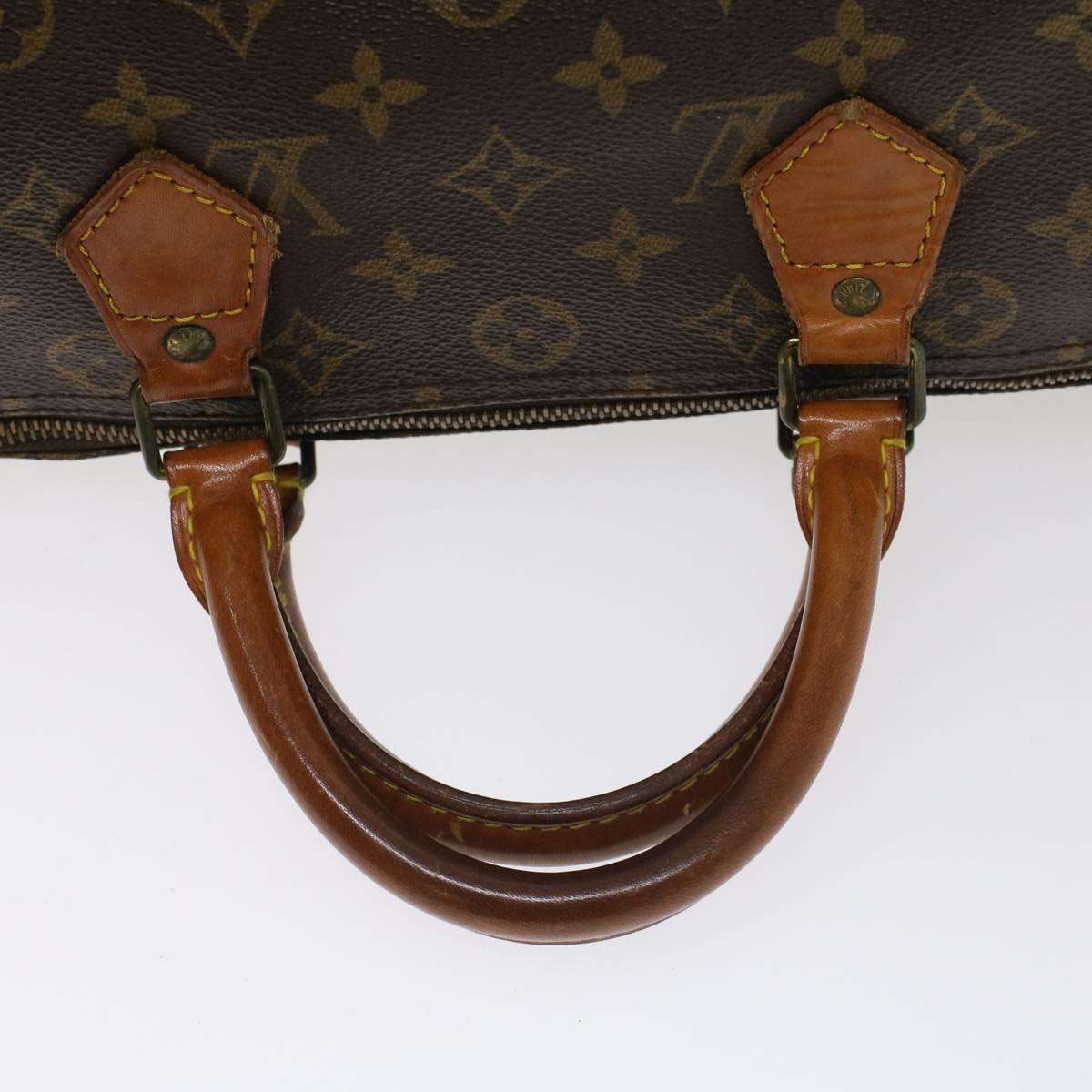 LOUIS VUITTON Monogram Speedy 30 Hand Bag M41526 LV Auth Z061