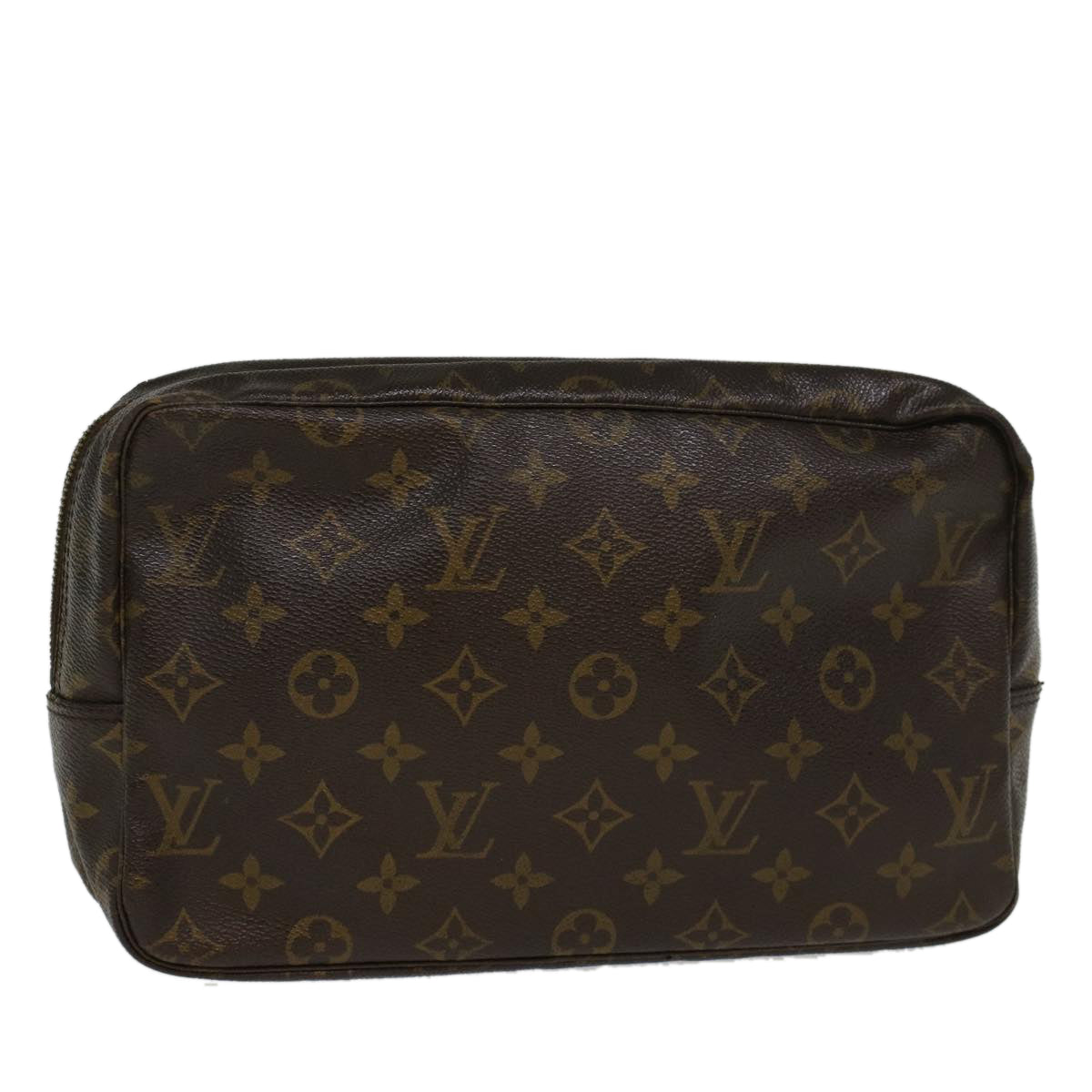 LOUIS VUITTON Monogram Trousse Toilette 28 Clutch Bag M47522 LV Auth Z089