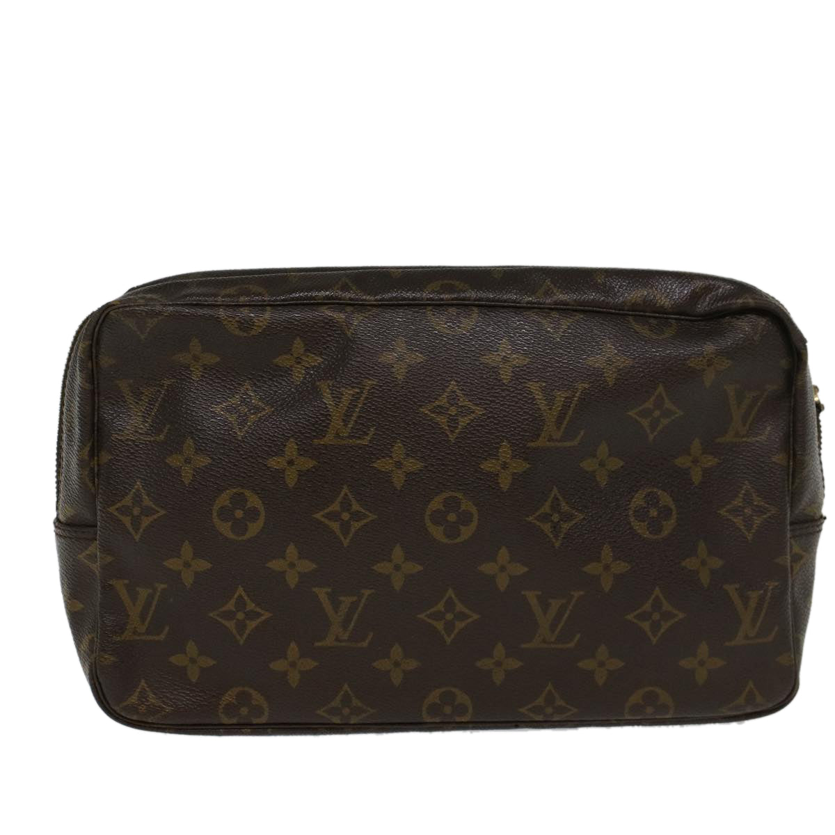 LOUIS VUITTON Monogram Trousse Toilette 28 Clutch Bag M47522 LV Auth Z089