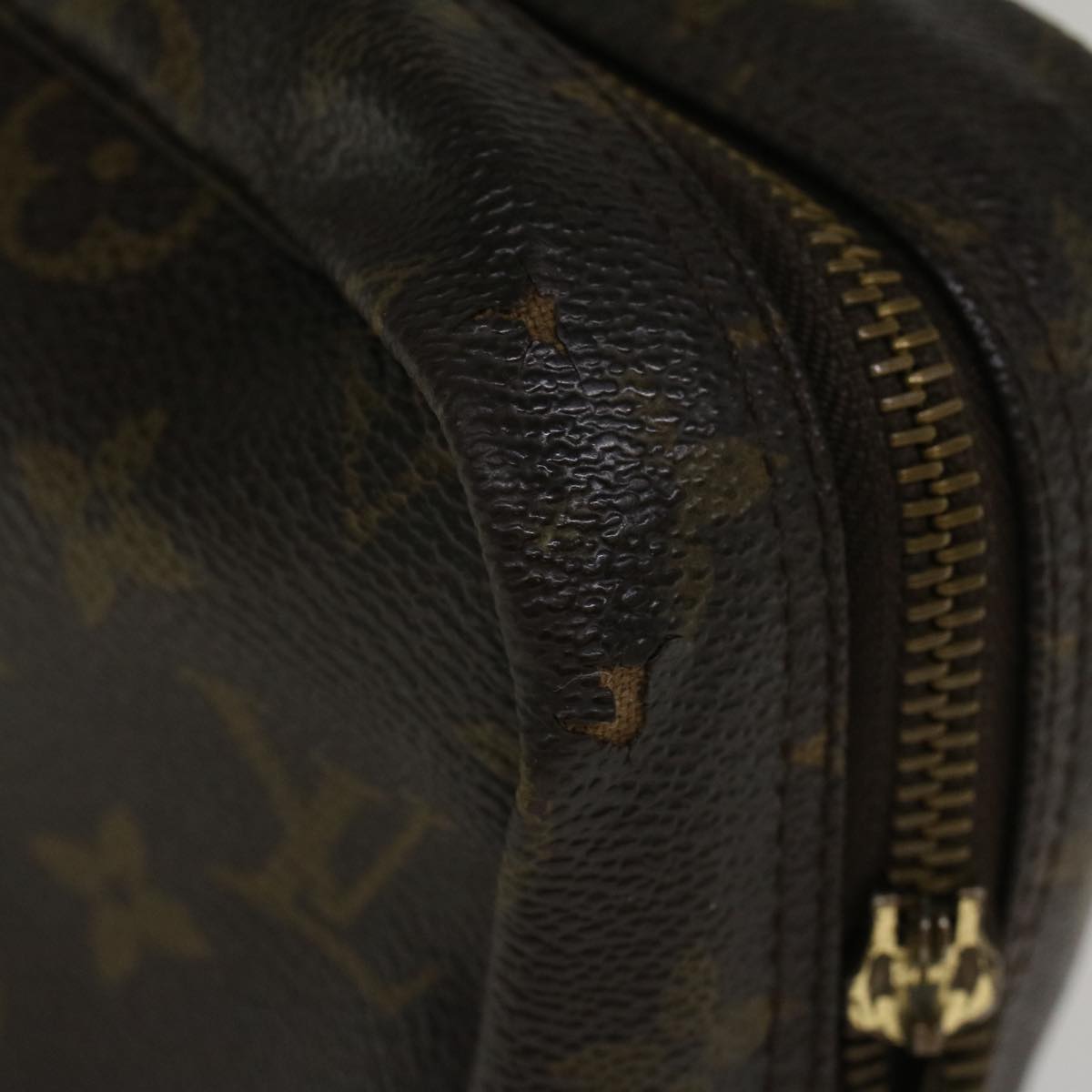 LOUIS VUITTON Monogram Trousse Toilette 28 Clutch Bag M47522 LV Auth Z089