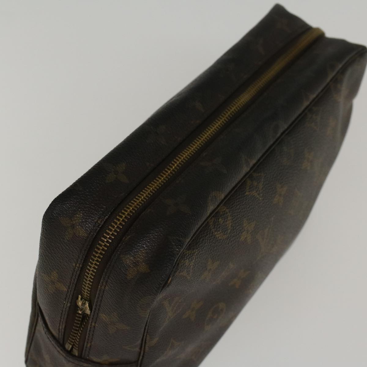 LOUIS VUITTON Monogram Trousse Toilette 28 Clutch Bag M47522 LV Auth Z090